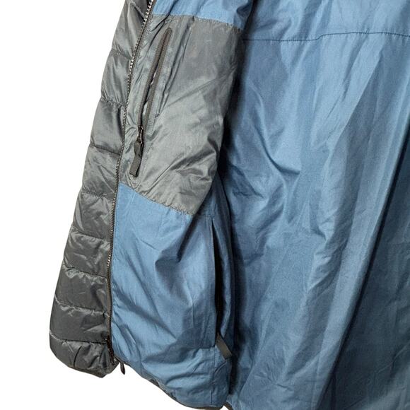 Everlane Reversable Packable Puffer Blue 5 Zipper Pockets Men XS Primeloft - Picture 10 of 14